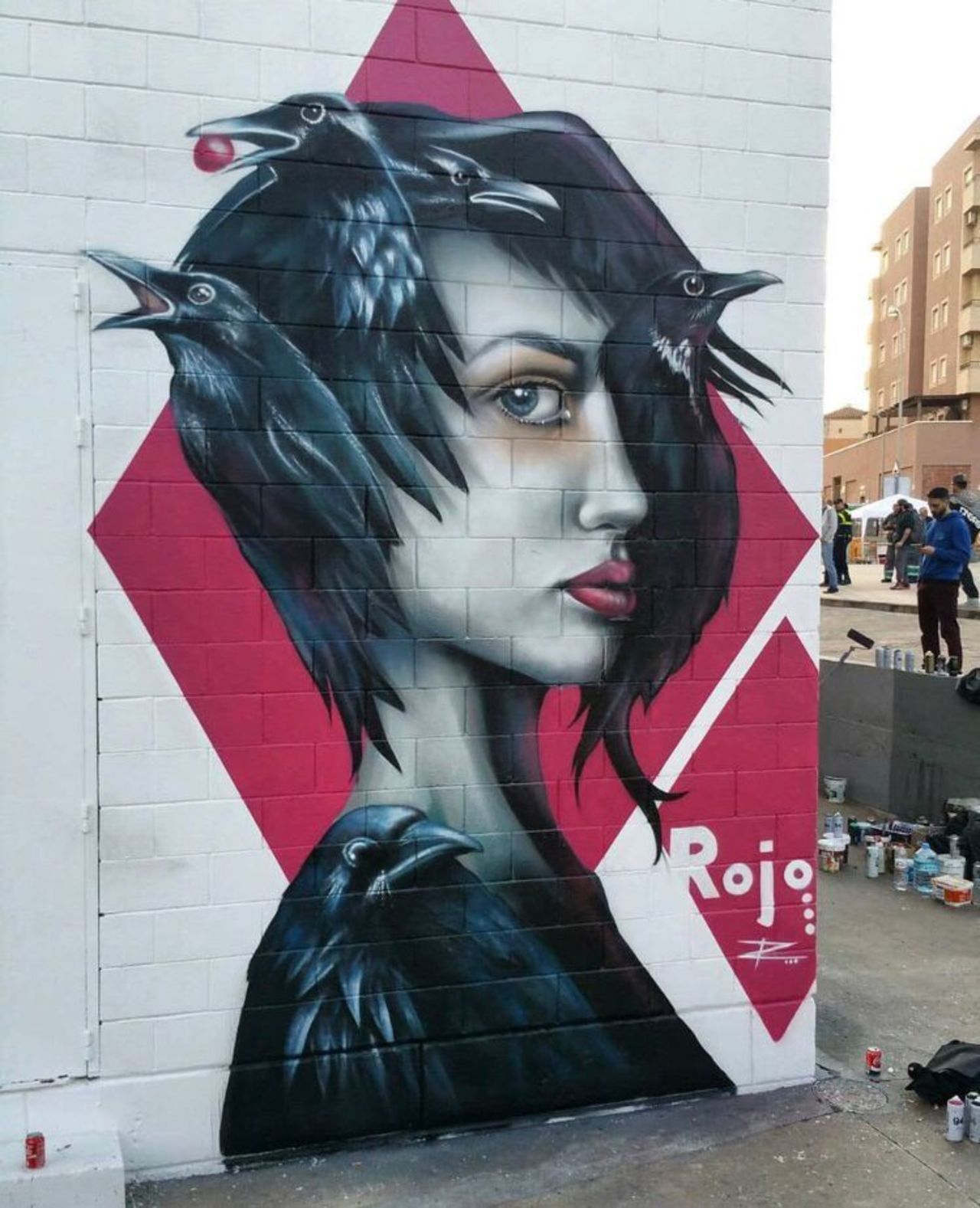 New work by Rojo #streetart #mural #graffiti #art https://t.co/VpRxsEoSue