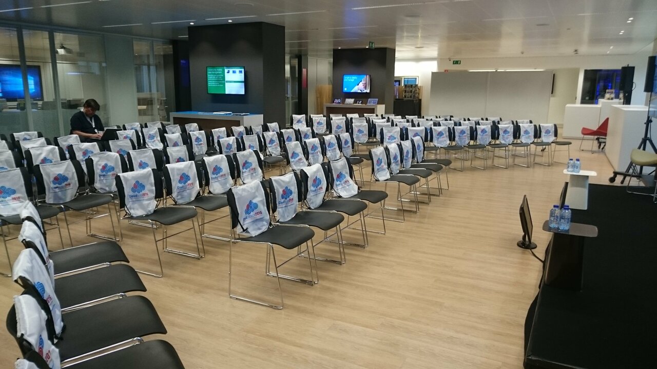 We're nearly ready for 2 great days of Cloudscape 2016! #cloudcomputing #cloudscape2016 https://t.co/2NkU8o5f0x