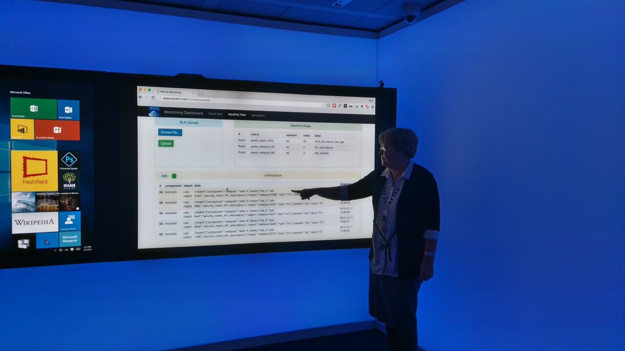 SPECS demo showcased @CloudscapeSerie Pass by 2day or 2morrow 2 check it out 4 urself!#cloudscape2016 #FP7 #H2020 https://t.co/qMUIi5wRUt