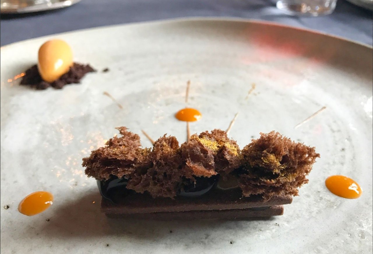 Our #Sacher #dessert. A classic revisited. #michelinstar #tuscany #sweet #gourmet #foodart https://t.co/dMCHDLtVzF