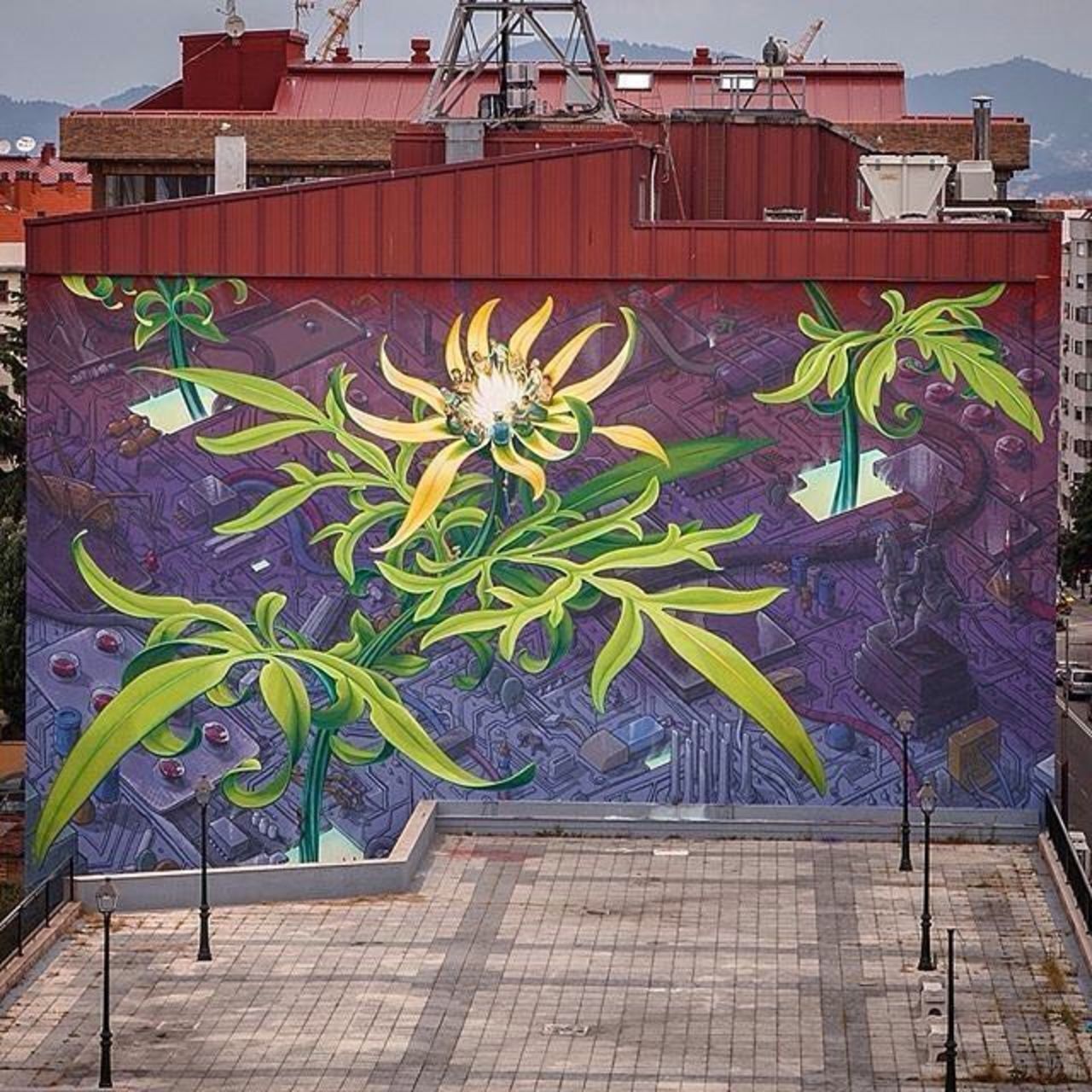 Mona Caron#streetart #mural #graffiti #art https://t.co/VXH6WNis9X