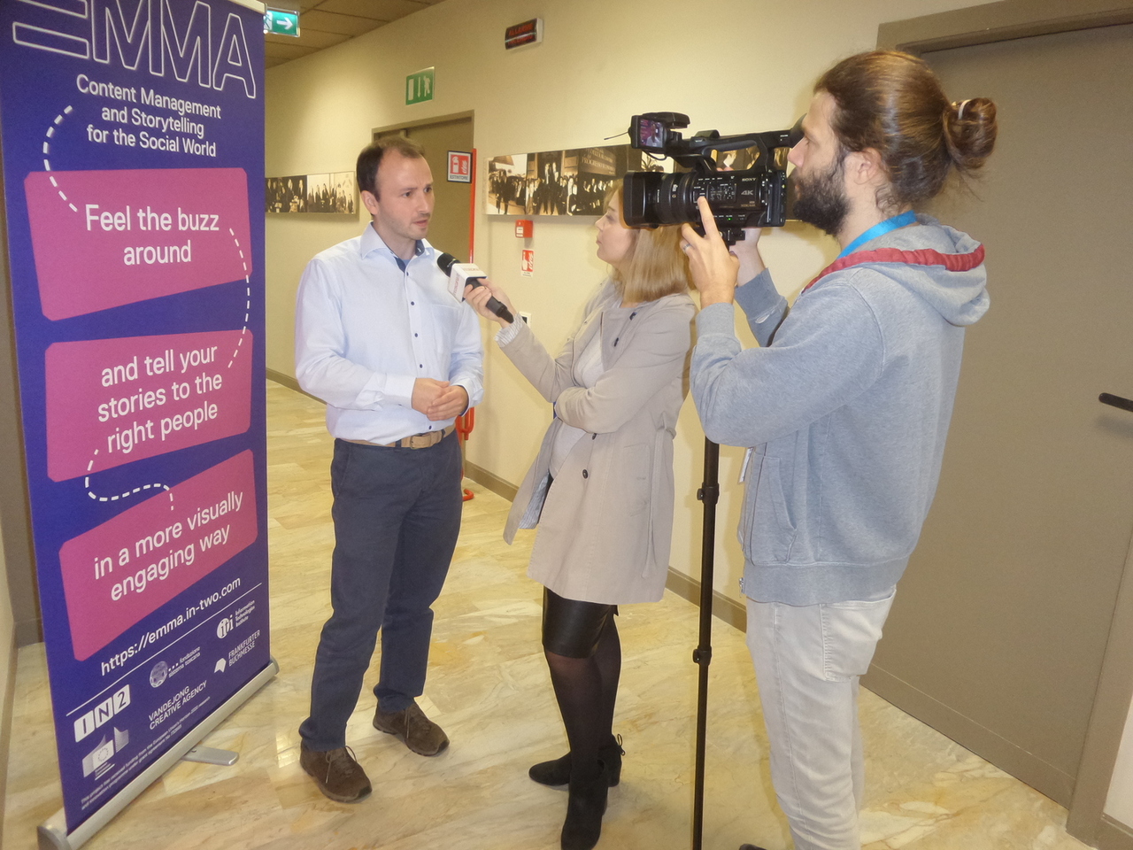 The InToscana channel interviewing Alexandru Stan of IN2 at the Internet Festival 2017