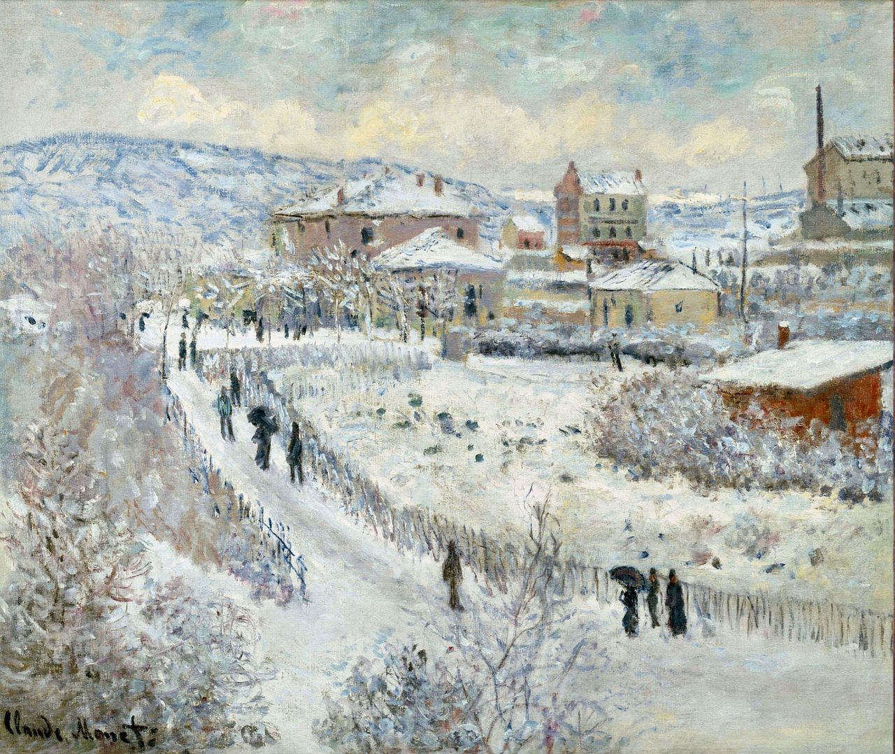 View of Argenteuil in the Snow, 1875 https://www.wikiart.org/en/claude-monet/view-of-argenteuil-in-the-snow #frenchart #impressionism https://t.co/KxKUUkGGPQ